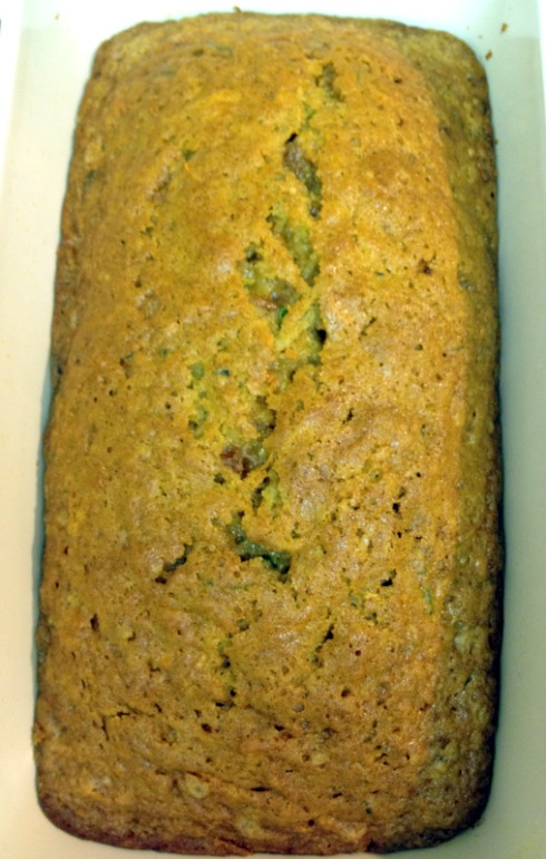 Carrot Zucchini Bread with Ginger loaf